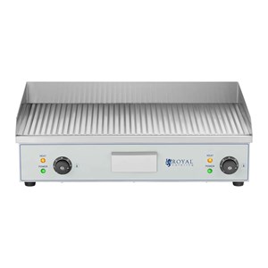 Plancha électrique professionnelle pro de table rainurée 73.5 x 51 x 23 cm