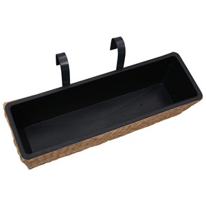 Lot de 2 jardinières 60 cm jacinthe 60 x 20 x 18 cm