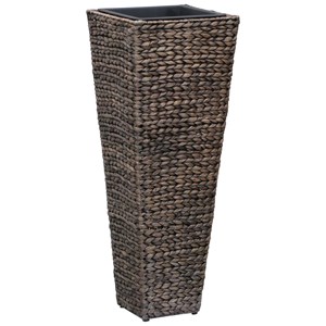 Jardinière lit surélevé plantes fleurs jardin 3 30 x 30 x 80 cm marron