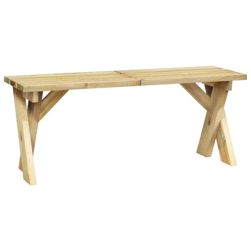 Banc de jardin meuble de patio d'extérieur 110 x 36 x 44 cm bois marron