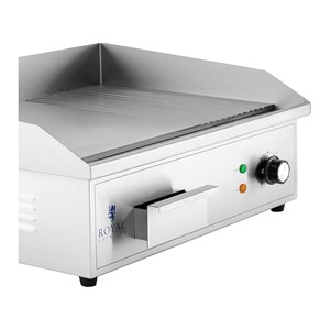 Plancha électrique professionnelle plaque de cuisson 3 42 x 55 x 24 cm
