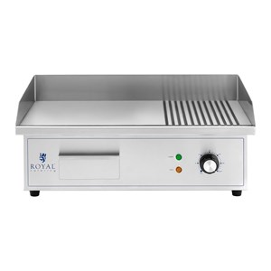 Plancha électrique professionnelle plaque de cuisson 3 42 x 55 x 24 cm