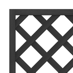 Jardinière bac lit surélevé plantes fleurs terrasse 40 x 30 x 135 cm bois marron