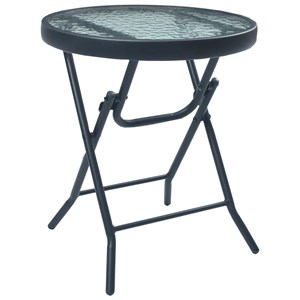Ensemble de bistro jardin meuble extérieur terrasse 62 x 59 x 93 cm noir