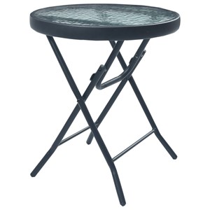 Ensemble de bistro jardin meuble extérieur terrasse 62 x 59 x 93 cm noir