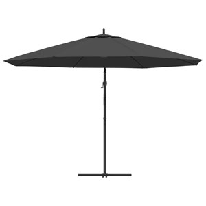 Parasol meuble de jardin en porte-à-faux avec 350 x 350 x 280 cm aluminium