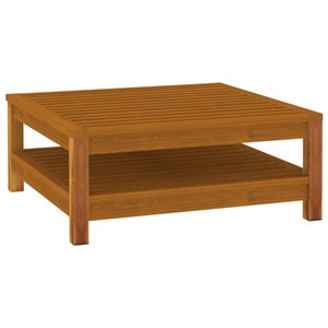 Salon de jardin meuble d'extérieur ensemble de 69 x 69 x 62.5 cm bois marron