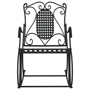 Banc de jardin meuble de patio d'extérieur 84 x 54 x 95 cm noir