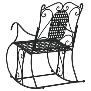 Banc de jardin meuble de patio d'extérieur 84 x 54 x 95 cm noir
