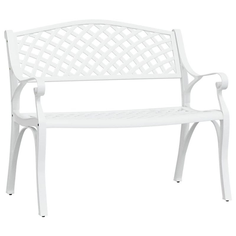 Helloshop26 - Banc de jardin meuble de patio d'extérieur 102 x 50 x 83 cm aluminium