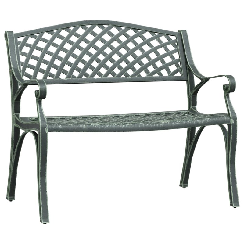 Helloshop26 - Banc de jardin meuble de patio d'extérieur 102 x 50 x 83 cm aluminium