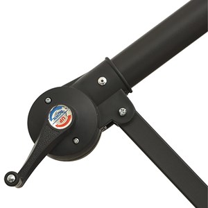 Parasol meuble de jardin en porte-à-fau x 350 x 350 x 280 cm aluminium