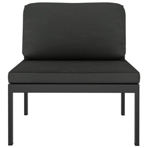 Salon de jardin meuble d'extérieur ensemble de 70 x 70 x 64.5 cm aluminium