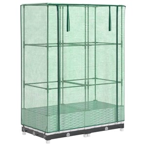 Jardinière bac lit surélevé plantes fleurs terrasse 80 x 40 x 123 cm