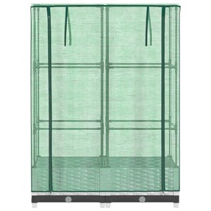 Jardinière bac lit surélevé plantes fleurs terrasse 80 x 40 x 123 cm