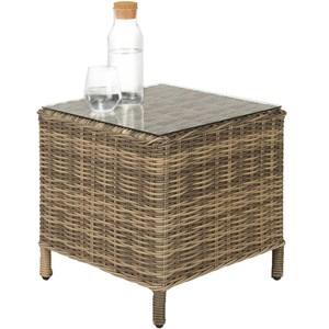 Salon de jardin marron naturel 2108049 58 x 56 x 44.5 cm marron