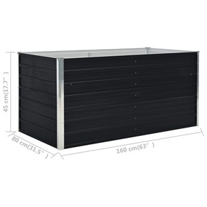 Jardinière 160 x 80 x 45 cm 160 x 80 x 45 cm