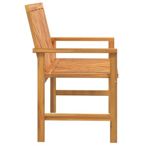 Banc de jardin meuble de patio d'extérieur 109 x 62.5 x 89 cm bois marron