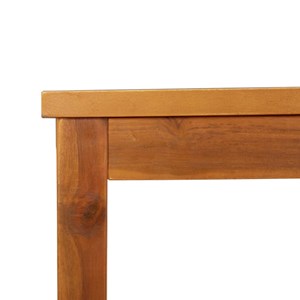 Banc de jardin meuble de patio d'extérieur 150 x 35 x 45 cm bois marron
