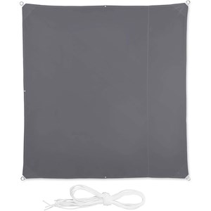 Voile d'ombrage carré 2 x 2 m 200 x 200 x 200 cm gris