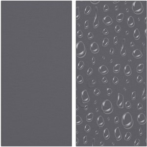 Voile d'ombrage rectangle 2 x 3 m 200 x 200 x 300 cm gris