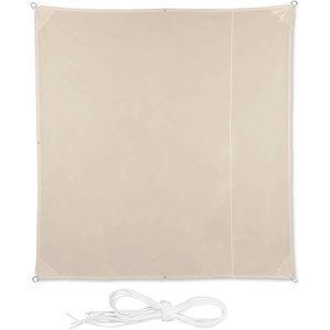 Voile d’ombrage carré 2 x 2 m 200 x 200 x 200 cm beige
