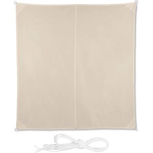 Voile d’ombrage carré 3 x 3 m 300 x 300 x 300 cm beige