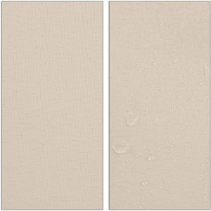 Voile d’ombrage carré 5 x 5 m 500 x 500 x 500 cm beige