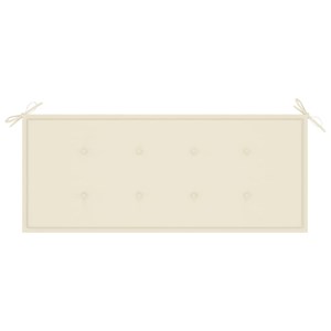 Banc de jardin meuble de patio d'extérieur 128.5 x 57.5 x 90 cm bois marron