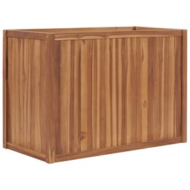 Jardinière lit surélevé plantes fleurs jardin 100 100 x 50 x 70 cm bois marron