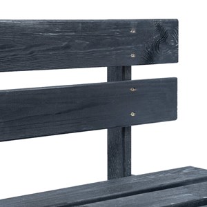 Banc de jardin meuble de patio d'extérieur 110 x 65 x 55 cm bois marron