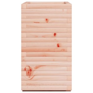 Jardinière bac lit surélevé plantes fleurs terrasse 70 x 40 x 72 cm bois marron