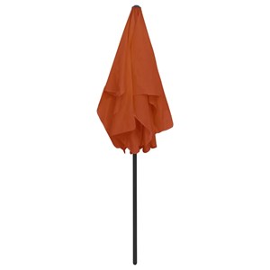 Parasol de plage 180 x 120 cm 180 x 120 x 232 cm orange