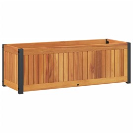 Jardinière bac lit surélevé plantes fleurs terrasse 80 x 30 x 45439 cm marron