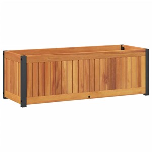 Jardinière bac lit surélevé plantes fleurs terrasse 80 x 30 x 45439 cm marron