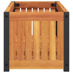 Jardinière bac lit surélevé plantes fleurs terrasse 80 x 30 x 45439 cm marron