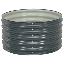 Jardinière lit surélevé plantes fleurs jardin 80 80 x 80 x 44 cm gris