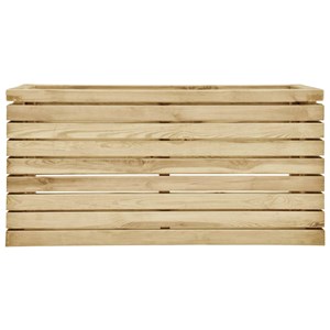 Jardinière lit surélevé plantes fleurs jardin 100 100 x 50 x 50 cm bois marron