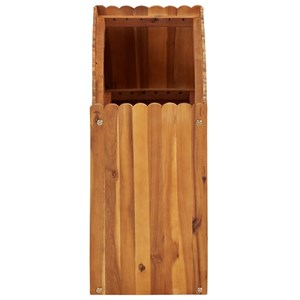 Jardinière lit surélevé plantes fleurs jardin 100 100 x 30 x 50 cm bois marron