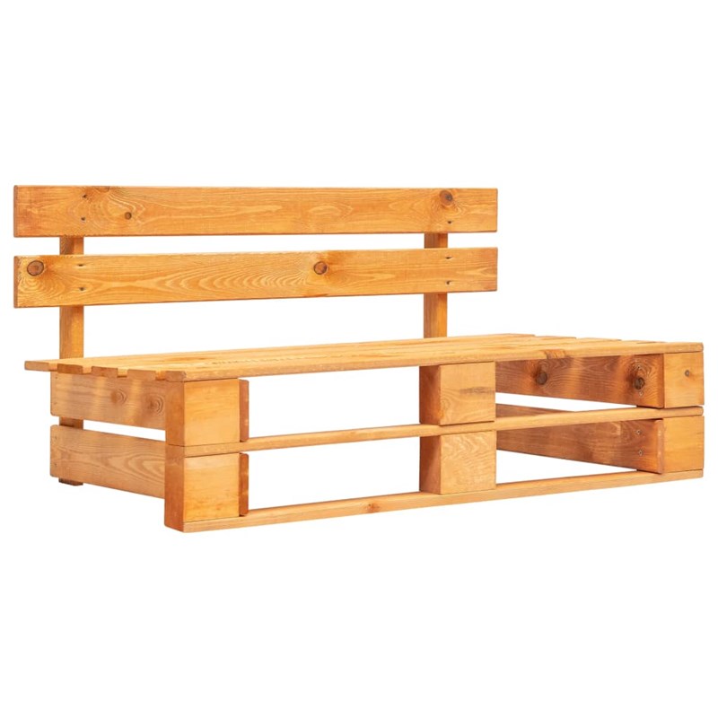 Helloshop26 - Banc de jardin meuble de patio d'extérieur 110 x 65 x 55 cm bois marron