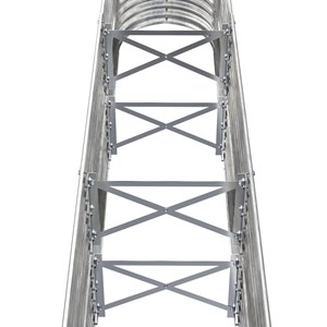 Jardinière bac lit surélevé plantes fleurs terrasse 152 x 40 x 68 cm argenté