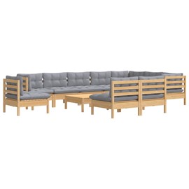 Salon de jardin meuble d'extérieur ensemble de 63.5 x 63.5 x 62.5 cm bois marron