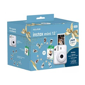Fujifilm instax mini 12 blanc pack cade