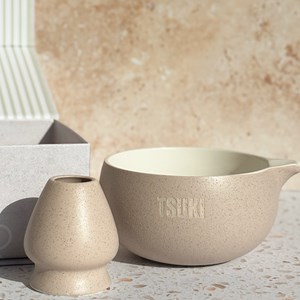 Coffret bol & support à fouet matcha tsuki