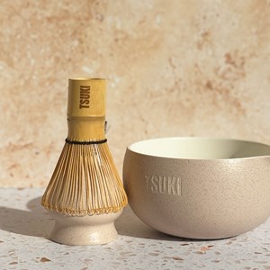 Coffret bol & support à fouet matcha tsuki