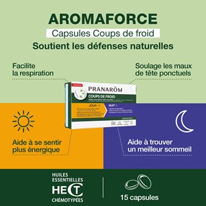 Pranarom - capsules coups de froid jour &nbsp; nuit