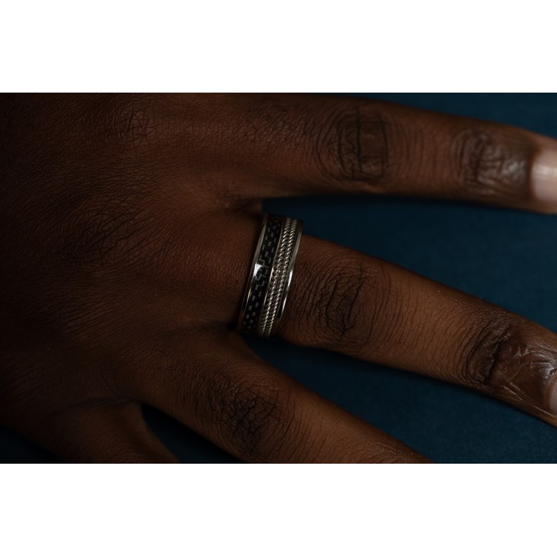 Phébus Bijoux - Bague julius en acier 316l