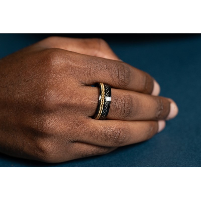 Phébus Bijoux - Bague julius en acier 316l