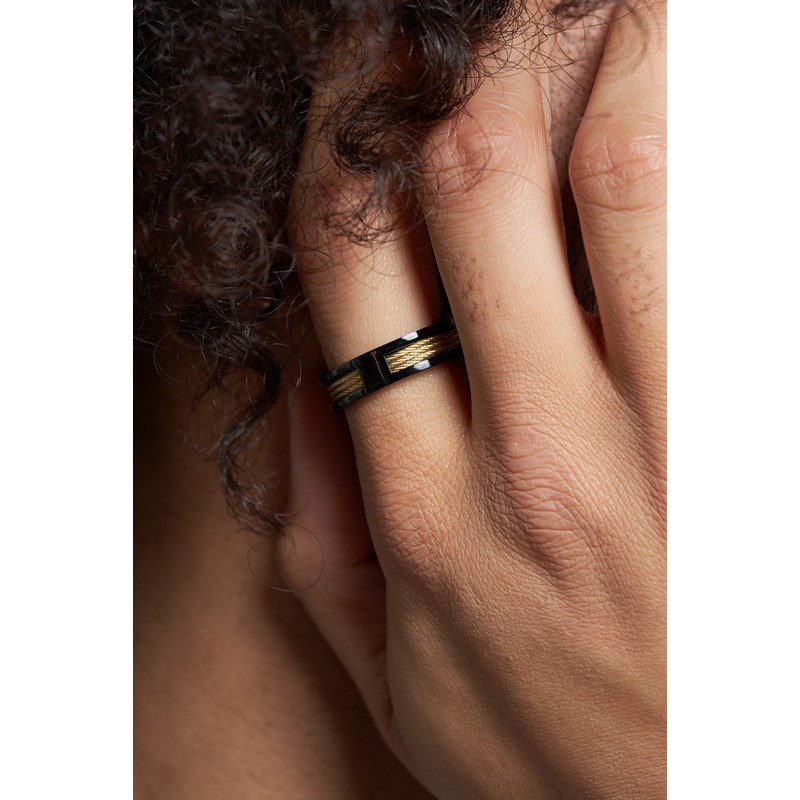 Phébus Bijoux - Bague aiden en acier 316l