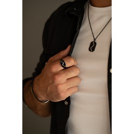 Chevalière jaxon en acier 316l